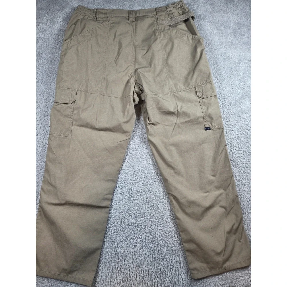 5.11 Tactical Cargo Pants 38x30 Khaki Mens Ripstop Work Utility Trousers